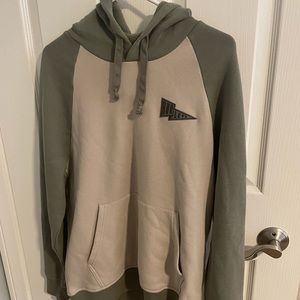 Hurley green and beige hoodie!